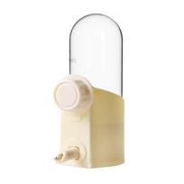 Bird Water Feeder Automatic Drinking Device for Cage Small Pet Water Dispenser with Extended Copper Nozzle Suitable for Parrots and Songbirds one size geltona
