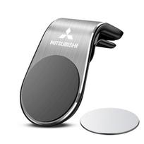 1Pcs Magnetic Car Mobile Phone Holder Mobile phone holder For Mitsubishi Outlander Lancer Ex Evo ASX L200 Colt Pajero Galant sidabras