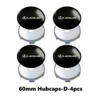 4pcs 56/60mm Car Wheel Center Hub Caps Tire Rim Covers Accessories For Lexus RX350 IS300 ES250 ES200 ES330 ES350 IS250 GS300