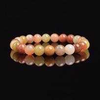 Real Natural White Moonstone Bracelet Genuine Moon Stone Beads Elastic Bracelets for Women Men Premium Gift 8mm Gemstone Jewelry 8mm beads&21cm-8.3inch