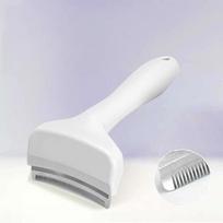Stainless Steel Tooth Cat Detangling Brush Arched Head Anti Tangle Dog Brushing Comb Ergonomic Handle Pet Grooming Tool