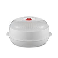 Multi-layered Microwave Oven Steamer Box Plastic with Lid and Tray Microwave Vegetable Steamer Multifunctional Heat-Resistant