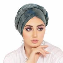 Musulmonių moterų pintas hidžabo turbanas cheminės terapijos tamprus kepuraitė galvos apdangalas islamo kepuraitė galvos apdangalas kepuraitė dangtelis
