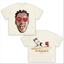 Bad Bunny Un Verano Sin Ti Sided T-Shirt Unisex Streetwear Oversized Cotton Casual Short Sleeve Fan Tee Tops S įvairiaspalvis