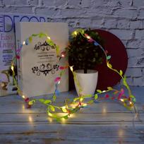 LED rotango girliandos šviestuvai