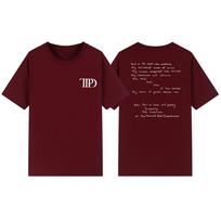 Kankinamų poetų skyrius Marškinėliai Moterų meilės ir poezijos marškinėliai Naujas albumas Prekės TTPD Koncertiniai marškinėliai XXXL bordinė