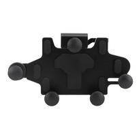 Phone Mount Aluminum Alloy Rotatable Shock Absorbing Silicone 5 Jaw Fixing Phone Holder for juoda