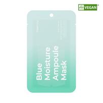 Freemay Vegan Ampoule Mask (1 sheet, 5 types, choose 1) Blue Moisture 1 sheet