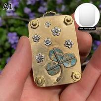 Handmade Mini Flower Press Hydrangea Metal Miniature Flower Press Kit Dandelion DIY Embossing Machine Kit Plant Lover Gifts