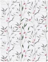 Peel and Stick Floral Leaf Wallpaper, Vinyl Self Adhesive Wall Paper,Design for Walls,Bathroom,Bedroom,Home Decor,Green and Grey 6mx45cm