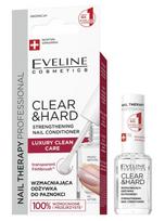 Eveline Cosmetics Nail Therapy Prof. Clear & Hard stiprinamasis nagų kondicionierius, 12ml