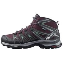 Salomon X Ultra Pioneer Comfortable Slip-Resistant Durable Mid-Top Outdoor Functional Shoes Women Shoes Burgundy 471706 39⅓