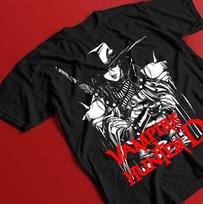 Vampyrų Medžiotojas D: Kraujo Troškimas Retro Anime Marškinėliai, Unisex Marškinėliai, Manga Marškinėliai, Anime S