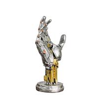 Cyberpunk Robotic Hand Ornament Gamepad Holder Ring String Desktop Holder Photo Prop Home Decoration 1pc