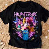 Anime Kpop Demon Hunters Kids T-shirts Children's Clothing 2025 New Summer Casual Boys Girls Short Sleeve Tops 110