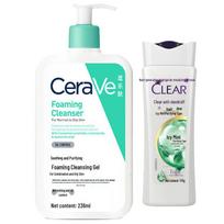 CeraVe Raminantis prausiklis ir Skaistinantis šampūnas rinkinys
