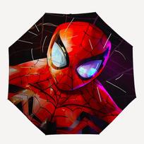 1pc Spider-Man Automatic Folding Umbrella, 8 Ribs for All-Season Use, Portable for Travel & Outdoor Activities 012