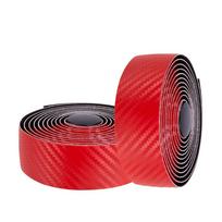 Mtb Handlebar Tape Road Bike Sports Bicycle Handlebar Anti-slip Belt Strap Carbon Fiber Strap red #1