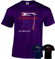 26 Gilios violetinės spalvos Purpendicular marškinėliai kieto roko grupei visų dydžių S-5XL Unisex T-Shirt XXXL