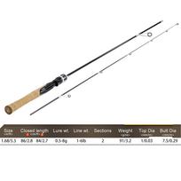 Spinning Fishing Rod 1.68/1.8M Ultralight Carbon Fiber Rod Pole Baitcasting Fishing Rod Trout Bass For Fishing Pesca Quality