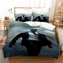 Hitman Killer 3D Bedding Set Duvet Cover 3D Print Comforter Cover for Boys Girls Bedroom Decor Child 120x150cm