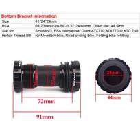 JIANKUN 104BCD Švaistiklis Aliuminio Lydinys 170mm MTB Švaistiklis Tinka 104/64BCD Dviračio Švaistikliai Dviračio Integruoti Švaistikliai Su Vidiniu Laikikliu