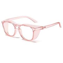 Safety Glasses Anti-fog Pollen Goggles Blue Light Blocking Glasses UV400 Protection Glasses Anti-saliva Dust-proof for Men Women rožinė