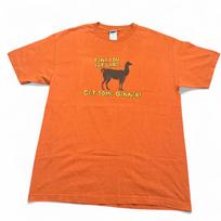 Vintage Y2K Napoleon Dynamite Tina T Shirt Adult Size Large Orange Funny Tee S