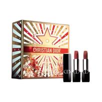 DIOR Fierce Blue Gold Velvet Mist Double Lipstick Star Wish Red Luck Limited Gift Box Velvet Smooth Lasting High-Level Feeling No Stitches 3.4g+3.4g mėlyna