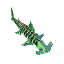 Hammer shark multi joint movable figurine model gift, home decoration decoration, children's toys, parent-child