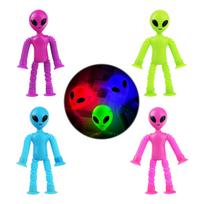 4pcs luminous and versatile suction cups, stretching toys, decompression and interaction, new and unique puzzle telescopic tubes