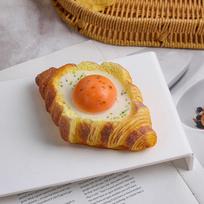 Stress Relief Toy Slow Rising Squishy Cake Bread Croissant Toast Fried Egg Simulation Food Desk Toys for Kids Adults Hand Relax