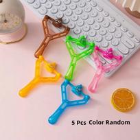 5PCS New Fun Shooting Slings Prank Fake Poop Poo Game  Baby Shower Children's Day Decompression Toy Kids Birthday Party Gifts