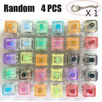 *LED surinkimo raktų pakabukas klaviatūra Fidget žaislas kristalinis clicker sensorinis žaislas streso malšinimo raktų pakabukas klaviatūra suaugusiųjų vaikų žaislas
