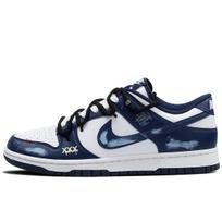 Nike Dunk Abrasion Resistant Low top Skateboard Shoes Men's Blue HF5441-107(Team972-) 42.5