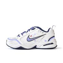 Nike Air Monarch 4 Slip Resistant Abrasion Resistant Low top Chunky Sneakers Unisex White Purple 415445-102(Team354-) 40.5