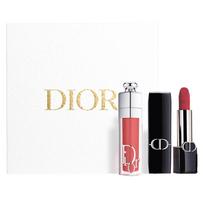 DIOR Lipstick Two-piece set: Vivid Blue Gold Lipstick #720 3.5g + Charming Lip Plumping Gloss #018 6ml mėlyna