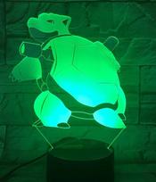 Vaikiškas šviestuvas 3D Led Pokemon