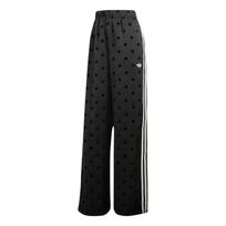 Adidas Originals Satininiai taškuoti plačios klešnės kelnės Moteriškos kelnės KV1169 XL black