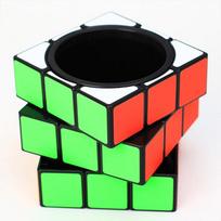3x3 Pen Holder Magic Cube Case Piggy Bank 3x3x3 Speed Cubo Twist Puzzle Office Decoration Gifts Toys For Kids Adults