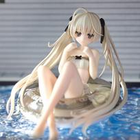Kasugano Sora Anime Figure Yosuga No Sora Aqua Float 10CM PVC Bikini Girl Action Figure Desktop Decoration For Otaku Collection