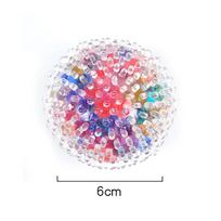 No Net Burr Release Colorful Bead Ball Massage Stress Relief Ball Pinch Music Adult & Child Squeeze Squish Stress  Kneading Toys