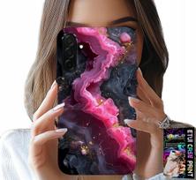 Etui Do Samsung Galaxy A56 5G - Różowy Marmurek Plecki, Modne Wzory