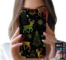 Etui Do Samsung Galaxy A36 5G - Renifer, Płatek Śniegu, Choinka + Szkło