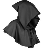 Grim Reaper Hooded Cloak Halloween Costume One Size
