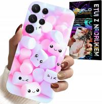 Etui Do Samsung Galaxy S22 Ultra - Wzór W Słodkie Pianki, Obudowa, Plecki
