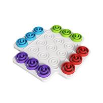 Childrens Interactive Educational Tic Tac Toe Game With Plastic Material For Learning 19x19cm