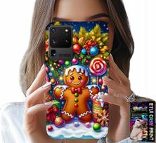 Etui Do Samsung Galaxy S20 Ultra - Piernik, Cukierkowe Wzory Święta + Folia