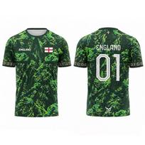 New England Flag Print Football Jersey Summer Casual Breathable Short Sleeve Tops Men's Stadium Sports Training Football T-shirt S