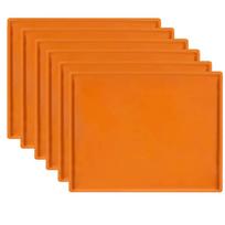 Easy To Clean Non-stick Non-stick Dehydrator Sheets Silicone Baking Mats raudona
